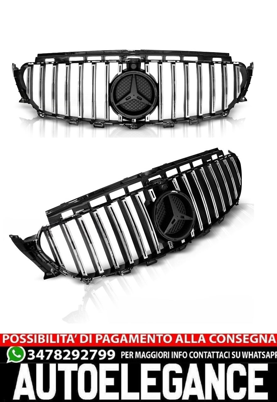 BLACK CHROME SPORT GRILLE SUITABLE FOR MERCEDES W213 16-19