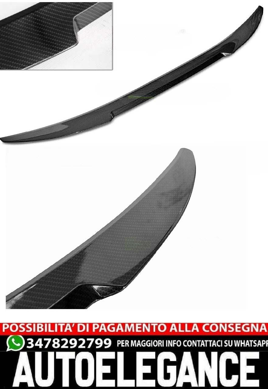 SPOILER BAGAGLIAIO V STYLE CARBON LOOK per BMW G30 17-20