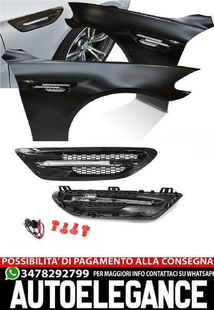 FENDERS SPORT STYLE CON PRESA D'ARIA LATERALE NERO ADATTO PER BMW F10 F11 10-16