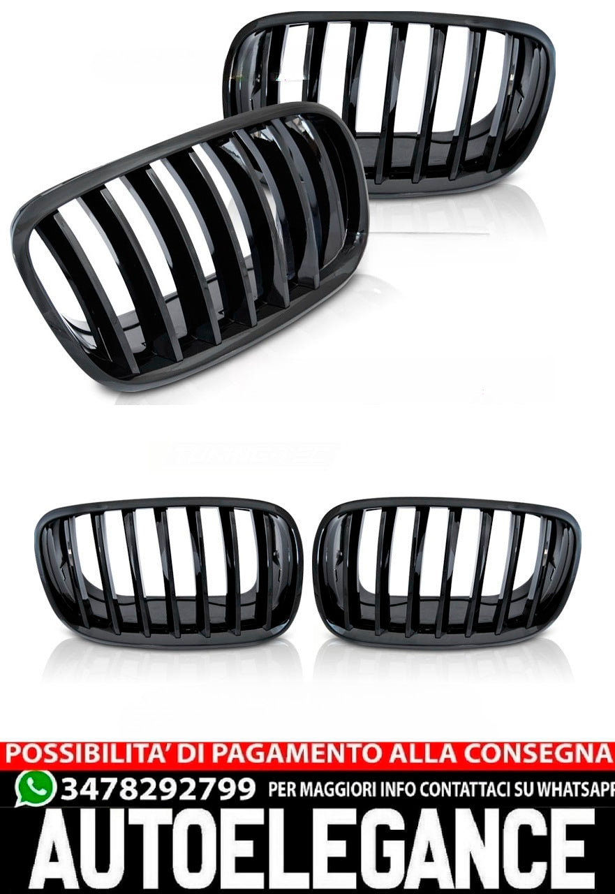 GRIGLIA NERO LUCIDO ADATTO PER BMW X5 E70 X6 E71 08-
