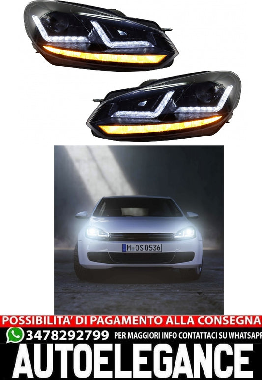 Osram Xenon Upgrade Fari LEDriving adatto per VW Golf 6 VI (2008-2012) Nero LED