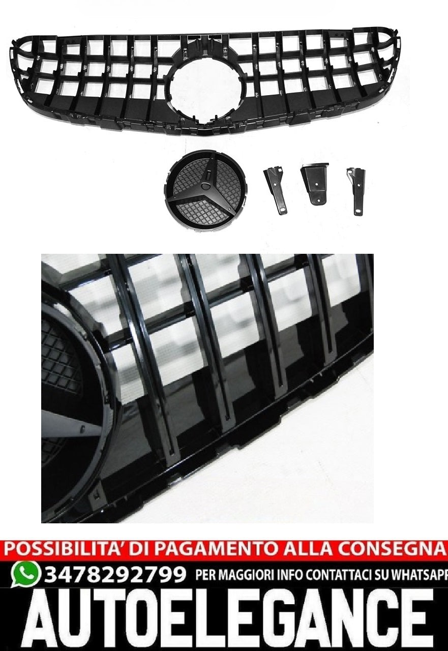 GLOSS BLACK SPORT GRILLE SUITABLE FOR MERCEDES GLC W253 15-18