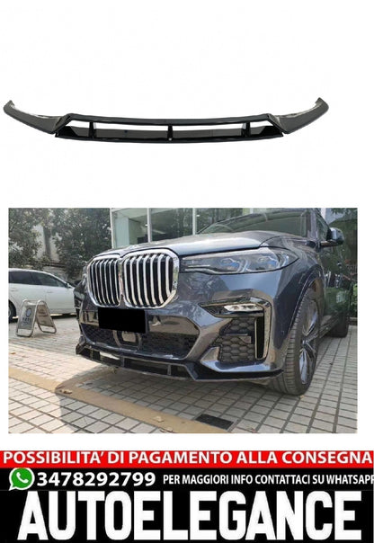 splitter paraurti anteriore adatto per BMW X7 G07 LCI M Sport (dal 2020 in