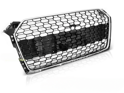 GRIGLIA SPORT CROMATA NERO LUCIDO ADATTO PER AUDI A5 16-19