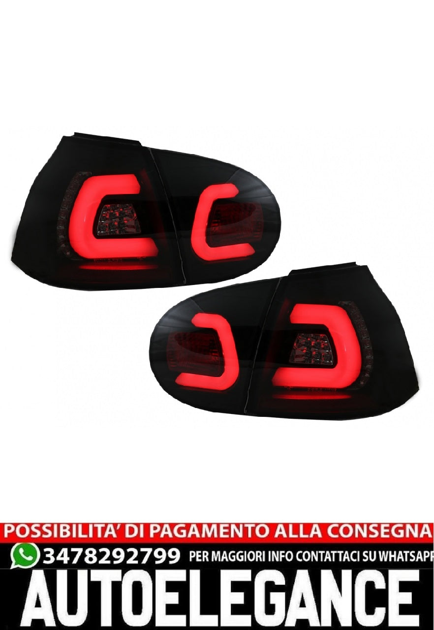 Fanale posteriore LED Bar adatto per VW Golf V 5 (2004-2009) Smoke Black Urban S