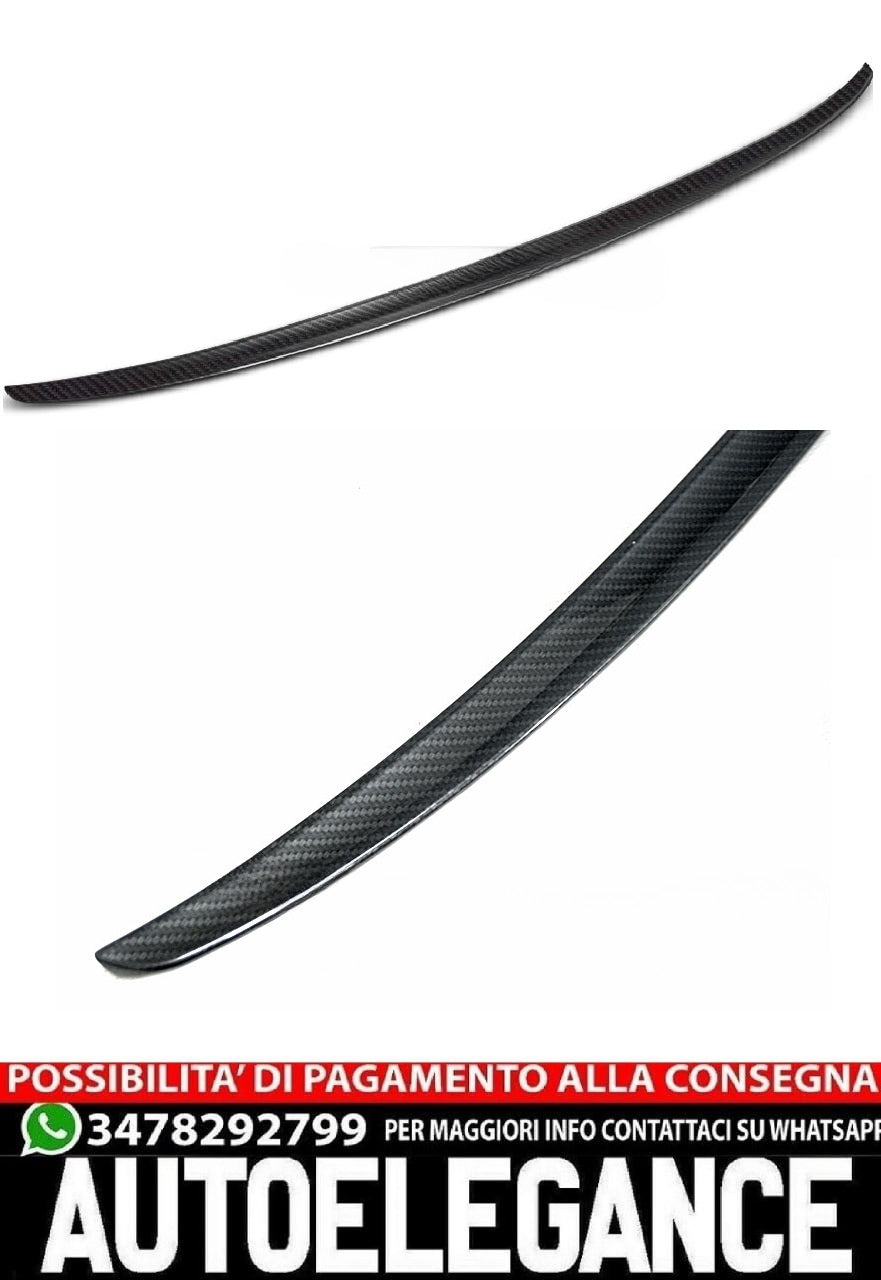 SPOILER BAGAGLIAIO CARBON LOOK ADATTO PER AUDI A4 B9 15-18 BERLINA