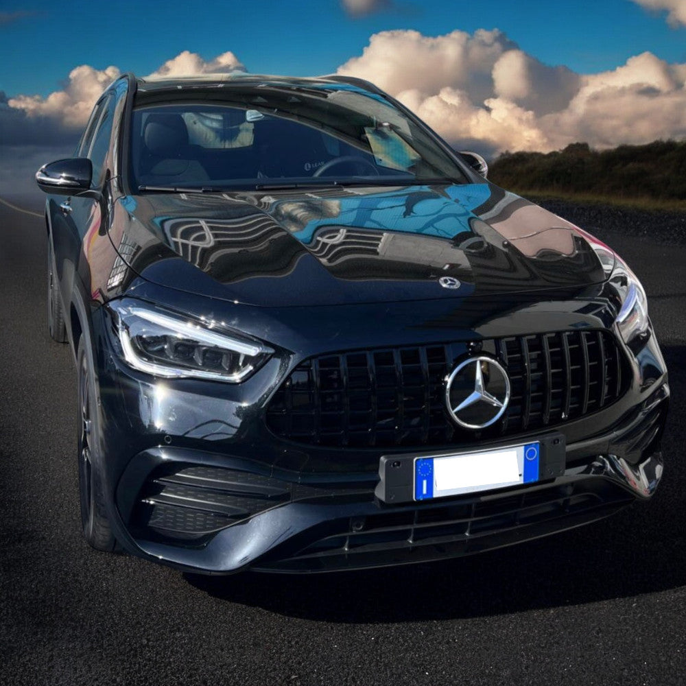 💥GRIGLIA RAFFREDDATORE PANAMERICANA NERO ADATTO PER Mercedes Benz H247 GLA 20💥
