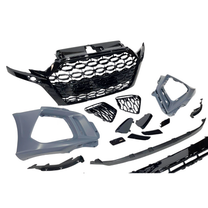 💫ART.3215 Paraurti Anteriore Audi A3 3 Porte/Sportback 2017-2019 Look RS3 21💫