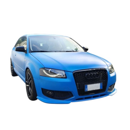 💫ART.3220 Paraurti Anteriori Audi A3 05-08 Look RS3 Black Fari Fendinebbia💫