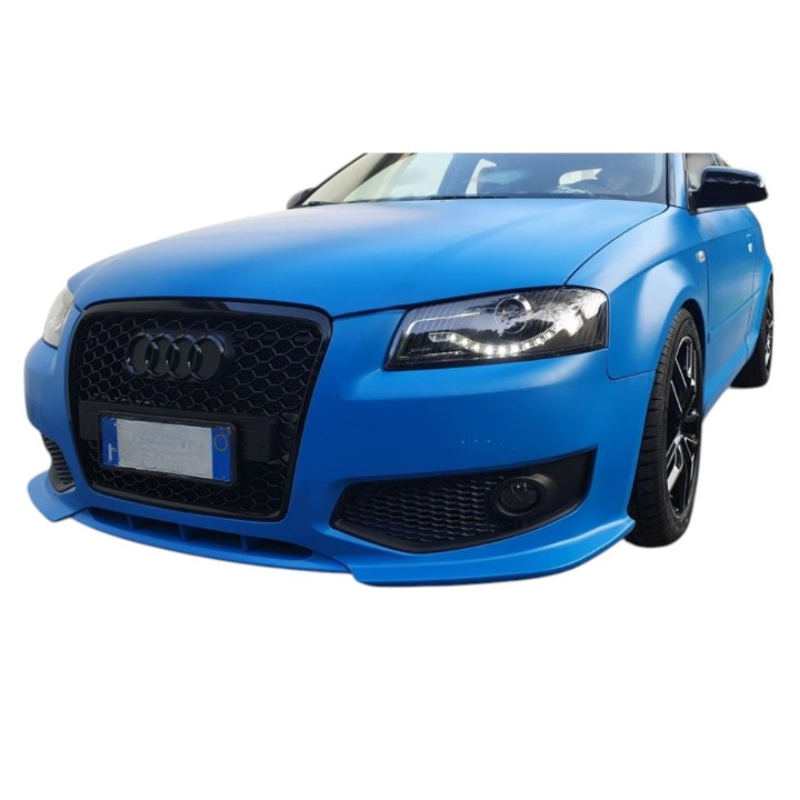 💫ART.3220 Paraurti Anteriori Audi A3 05-08 Look RS3 Black Fari Fendinebbia💫