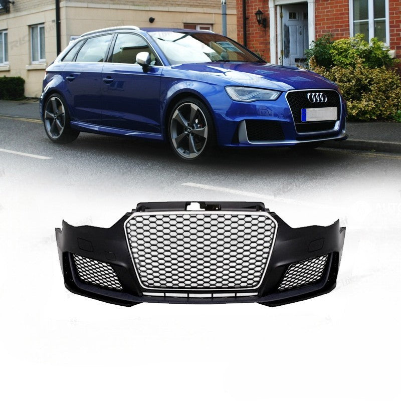 💕ART.6622 PARAURTI ANTERIORE ADATTA PER AUDI A3 8V 2012-2016 SRA LOOK RS3💕