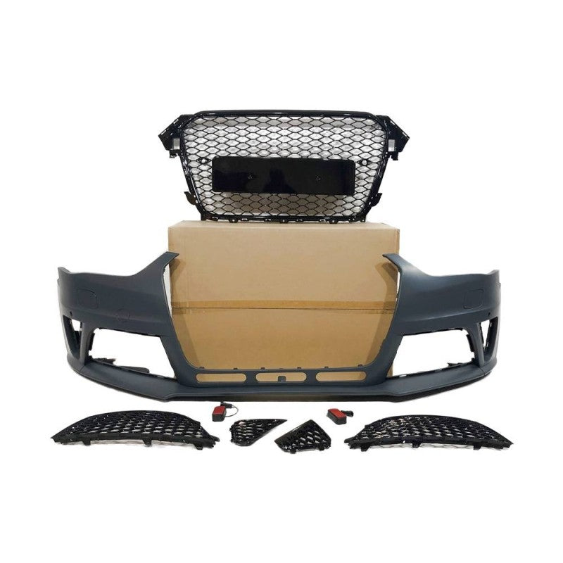 💫ART.4278 Paraurti Anteriore adatto per Audi A4 B8.5 13-15 Look RS4💫