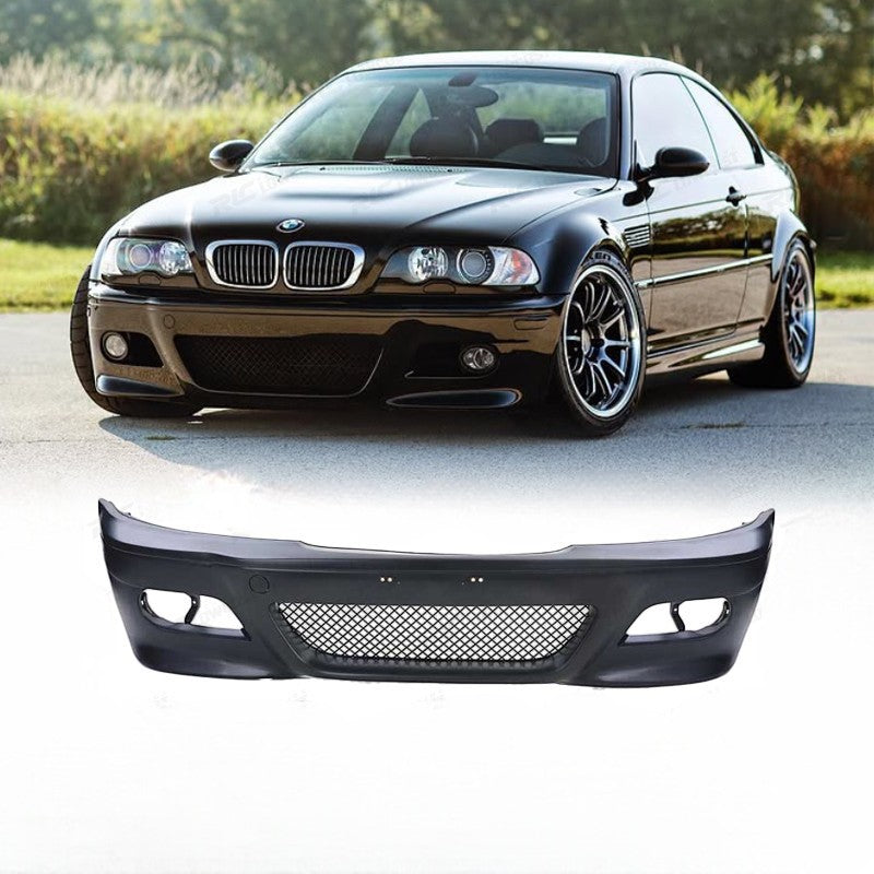 💕ART.6768 PARAURTI ANTERIORE ADATTO PER BMW E46 LOOK M3💕