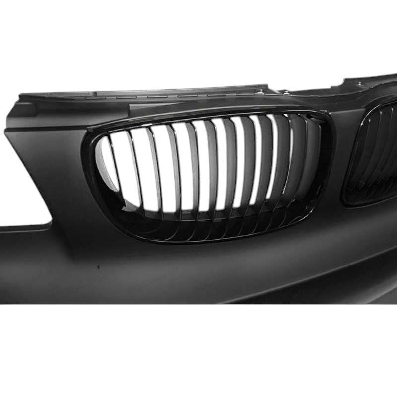 💕ART.6710 PARAURTI ANTERIORE ADATTO PER BMW E81 E82 E87 E88 LOOK 1M+GRIGLIE💕