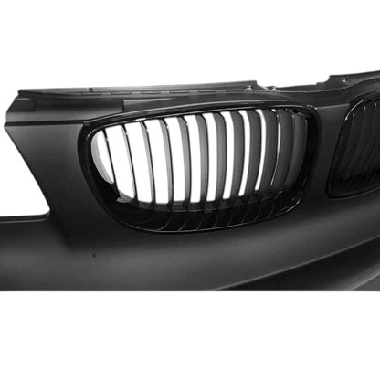 💕ART.6710 PARAURTI ANTERIORE ADATTO PER BMW E81 E82 E87 E88 LOOK 1M+GRIGLIE💕