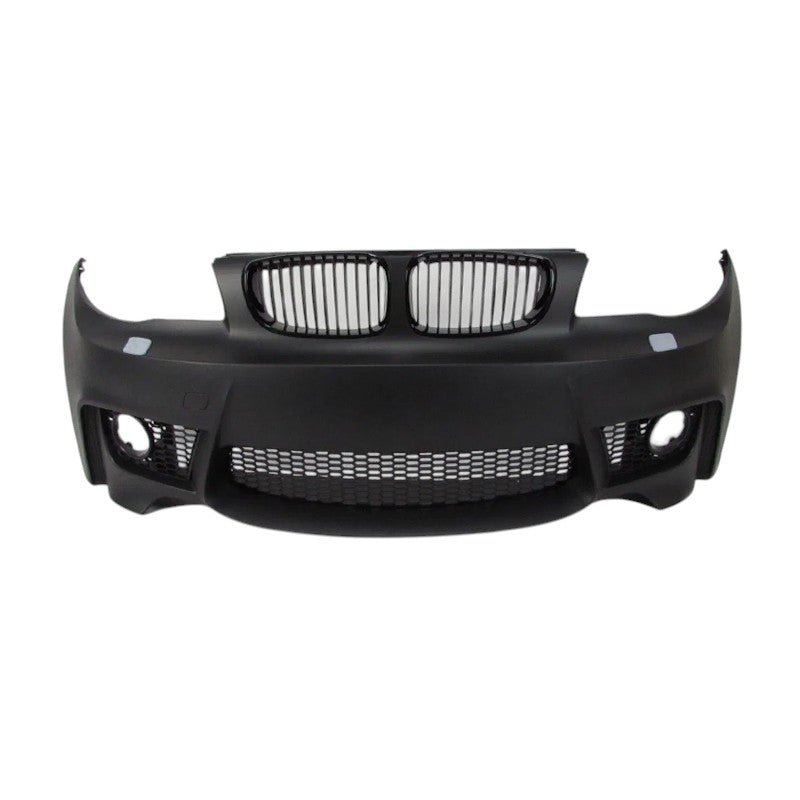💕ART.6710 PARAURTI ANTERIORE ADATTO PER BMW E81 E82 E87 E88 LOOK 1M+GRIGLIE💕