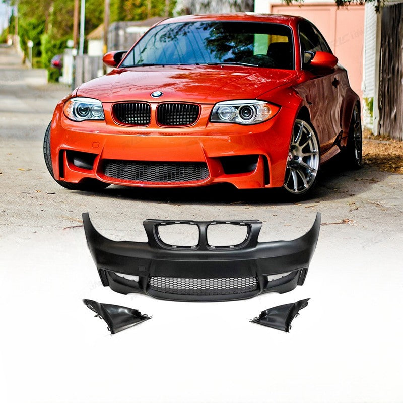 💕ART.6753 PARAURTI ANTERIORE ADATTO PER BMW E81 E87 E82 04-13 LOOK EVO1💕