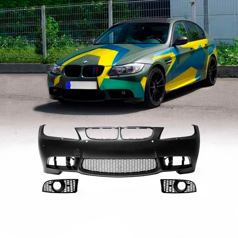 💕ART.6772 PARAURTI ANTERIORE ADATTO PER BMW E90 E91 05-08 LOOK M3 PDC 💕