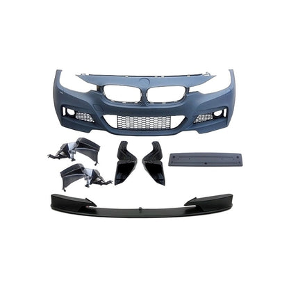 💫ART.5307 Paraurti Anteriore + Splitter per BMW F30-F31 Look M-Performance💫