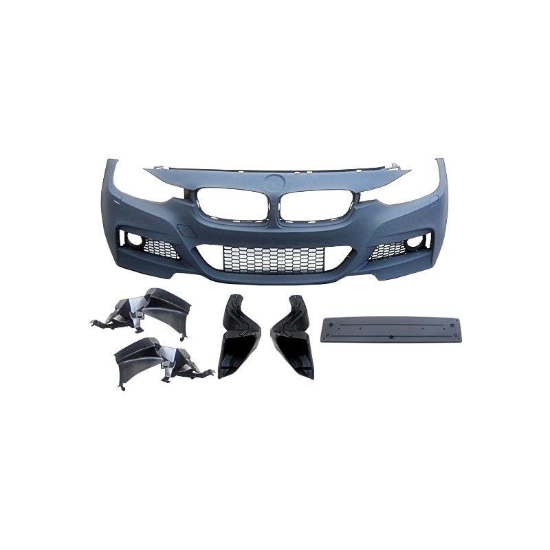 💫ART.5307 Paraurti Anteriore + Splitter per BMW F30-F31 Look M-Performance💫
