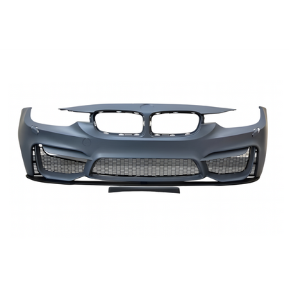 💫ART.5297 Paraurti Anteriore + Splitter per BMW F30-F31 Look M4 ABS💫