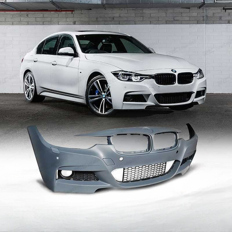 💕ART.6863 PARAURTI ANTERIORE ADATTO PER BMW F30 F31 LOOK M PDC NEBBIE💕