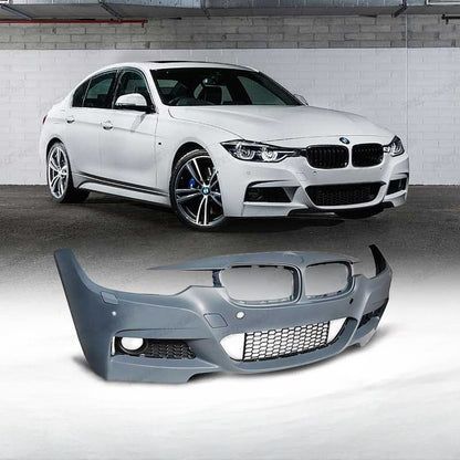 💕ART.6863 PARAURTI ANTERIORE ADATTO PER BMW F30 F31 LOOK M PDC NEBBIE💕