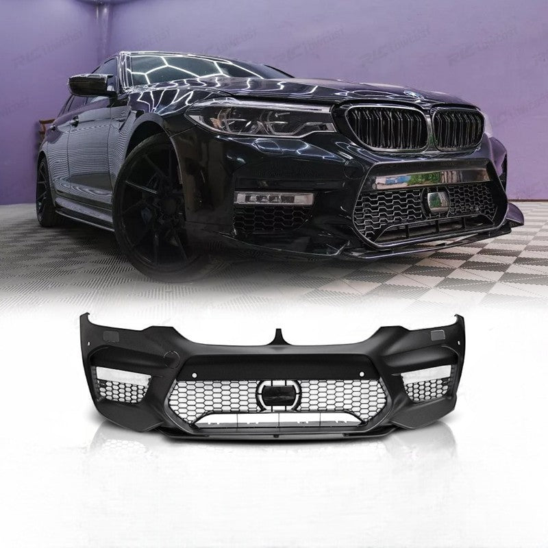 💕ART.7016 PARAURTI ANTERIORE ADATTO PER BMW G30 G31 17-20 LOOK M5 PDC💕