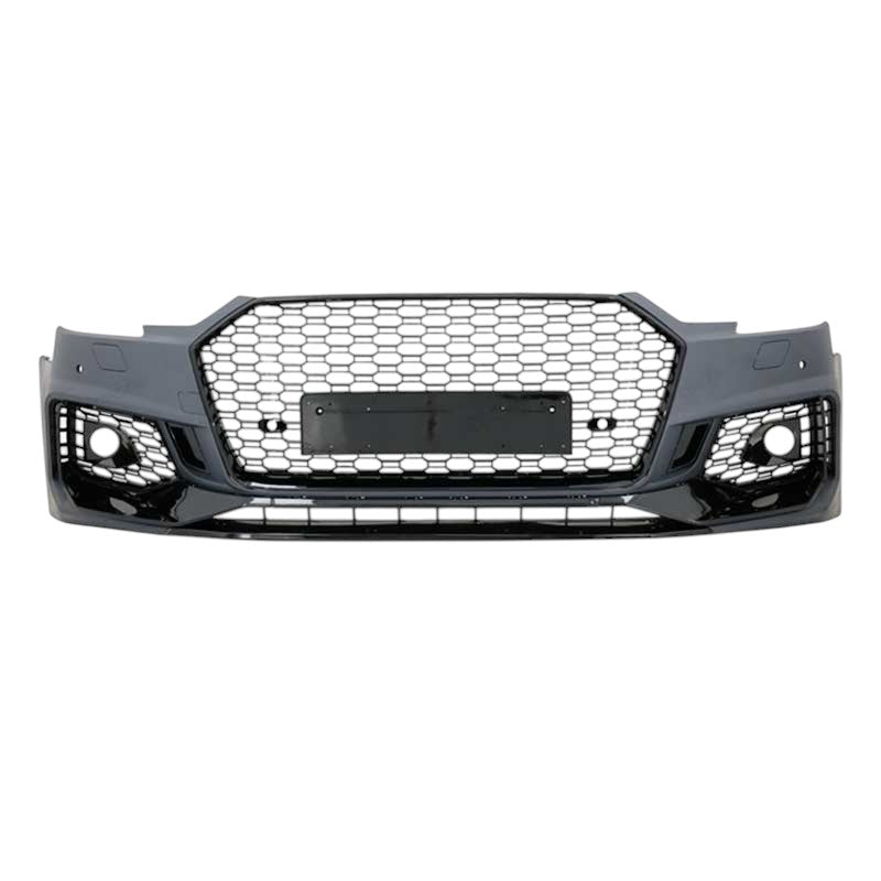 💕ART.6658 PARAURTI ANTERIORE ADATTA PER AUDI A4 B9 15-19 LOOK RS4 PDC NERO💕