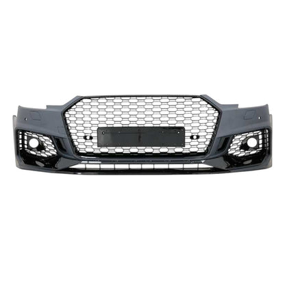 💕ART.6658 PARAURTI ANTERIORE ADATTA PER AUDI A4 B9 15-19 LOOK RS4 PDC NERO💕