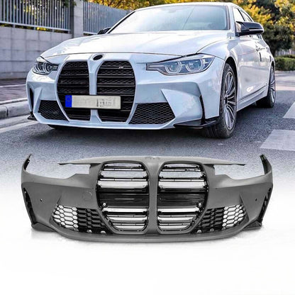 💕ART.6842 PARAURTI ANTERIORE ADATTO PER BMW F30 F31 LOOK M3 G80 PDC💕