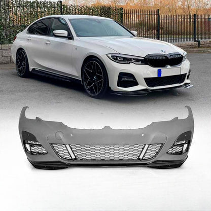 💕ART.6948 PARAURTI ANTERIORE ADATTO PER BMW G20 19+ LOOK M PERFORMANCE PDC💕