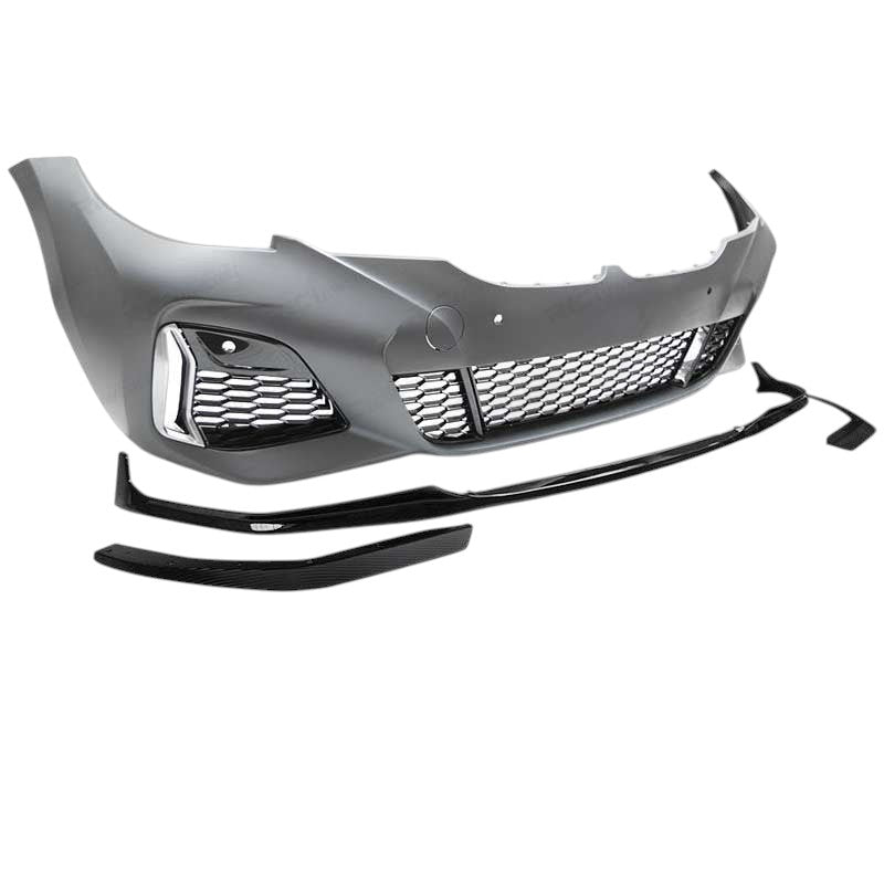 💕ART.6940 PARAURTI ANTERIORE ADATTO PER BMW G20 G21 19- PACCHETTO M340💕