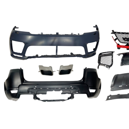 💫ART.3254 Paraurti Anteriore Range Rover Sport L494 Facelift 2018+ Look SVR💫