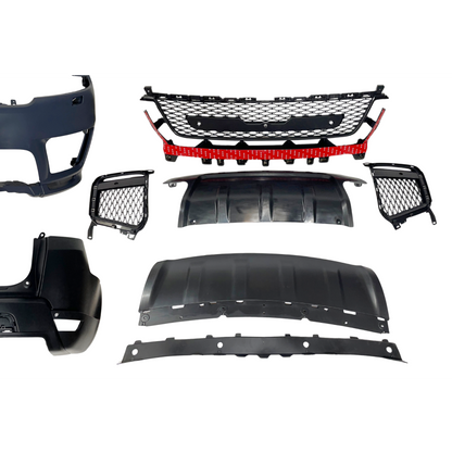 💫ART.3254 Paraurti Anteriore Range Rover Sport L494 Facelift 2018+ Look SVR💫