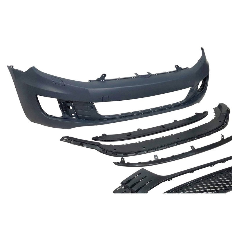💫ART.4809 Paraurti + Splitter Anteriore per Volkswagen Golf 6 Look GTI💫