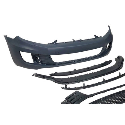 💫ART.4809 Paraurti + Splitter Anteriore per Volkswagen Golf 6 Look GTI💫