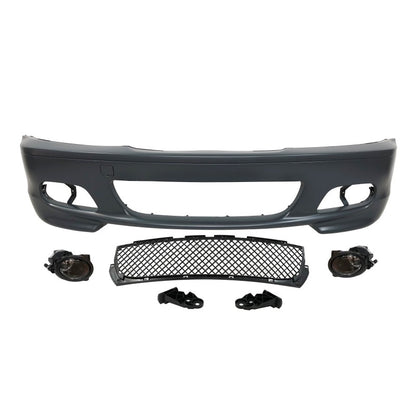 💫ART.5299 Paraurti Anteriori + Fendinebbia per BMW E46 2P 2002-2005 Look M💫