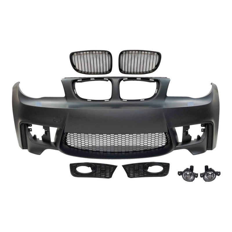 💫ART.5372 Paraurti Anteriori + Fendinebbia BMW E82 / E88 / E87 / E81 Look M1💫