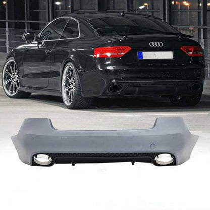 💕ART.6669 PARAURTI POSTERIORE ADATTO PER AUDI A5 8T COUPE 07-15 LOOK RS5💕