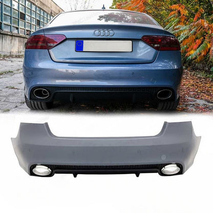 💕ART.6664 PARAURTI POSTERIORE ADATTO PER AUDI A5 8T SPORTBACK 07-15 LOOK RS5💕