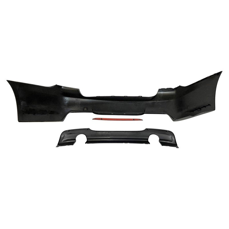 💫ART.5357 Paraurti Posteriore per BMW E90 Look M Tech (Doppia Uscita) ABS💫