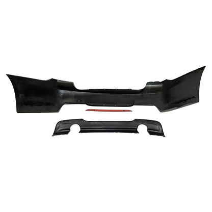💫ART.5357 Paraurti Posteriore per BMW E90 Look M Tech (Doppia Uscita) ABS💫