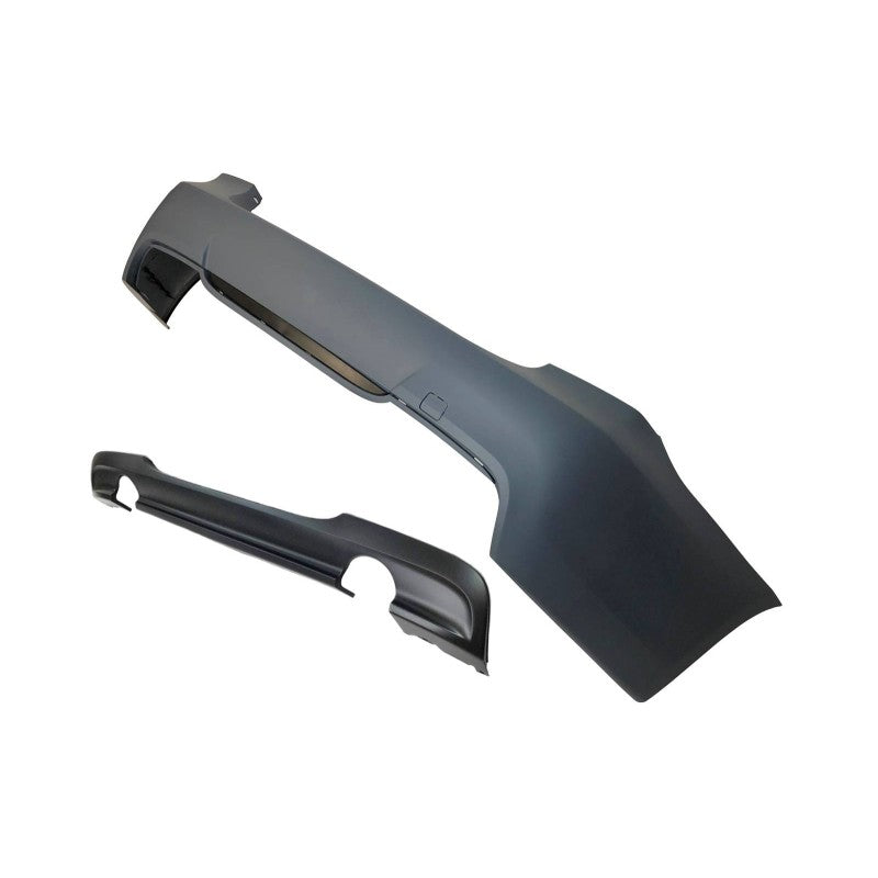 💫ART.5357 Paraurti Posteriore per BMW E90 Look M Tech (Doppia Uscita) ABS💫