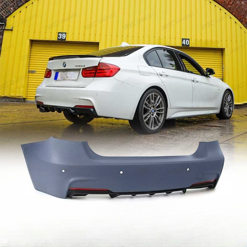 💕ART.6864 PARAURTI POSTERIORE ADATTO PER BMW F30 F31 LOOK M PDC NEBBIE💕