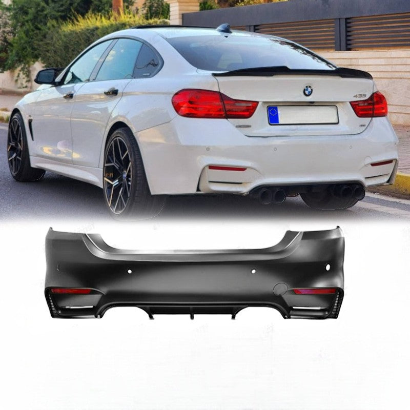 💕ART.6960 PARAURTI ANTERIORE ADATTO PER BMW F36 GRAN COUPE LOOK M4 PDC💕