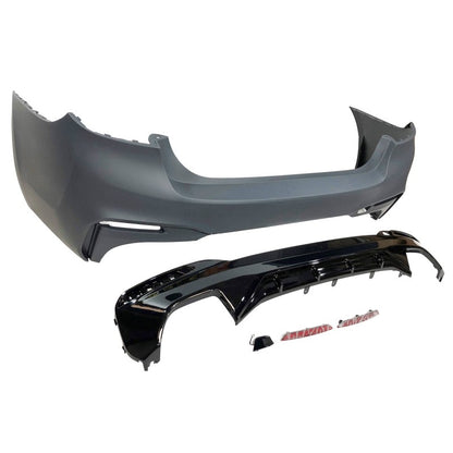 💫ART.4300 Paraurti Posteriore e Diffusore adatto per BMW G30 LCI Look💫