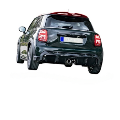 💕ART.10196 PARAURTI POSTERIORE MINI F56 F57 COUPE 14-20 LOOK NEW JCW💕