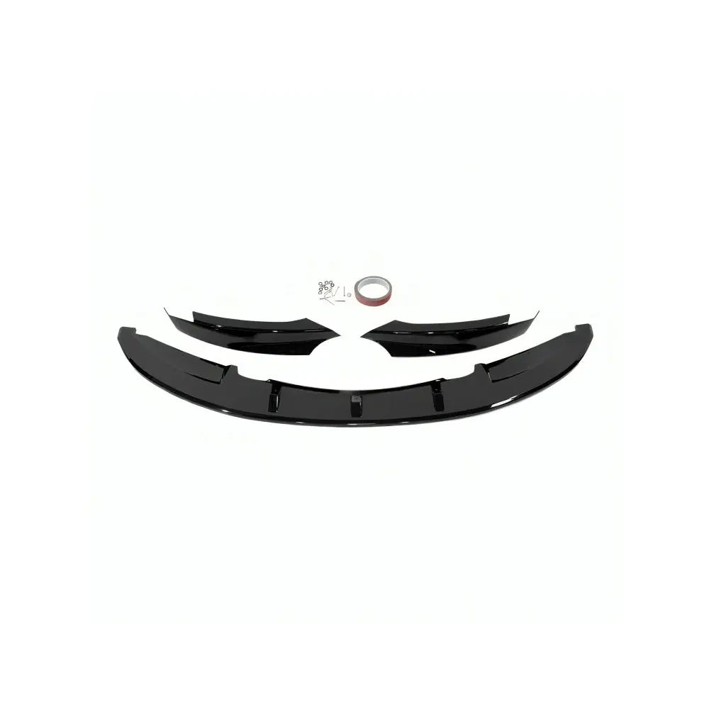 💕 Spoiler Lip Anteriore Adatto per BMW E82 E88 M-Sport Nero Lucido 💕