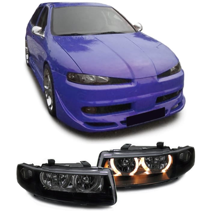 💫ART.6123 FARI OCCHI D'ANGELO NERI per SEAT LEON / TOLEDO 04.99-08.04💫
